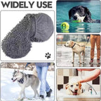 Super Absorbent Pet Bath Towel - Quick-Dry Chenille Dog & Cat Drying Towel