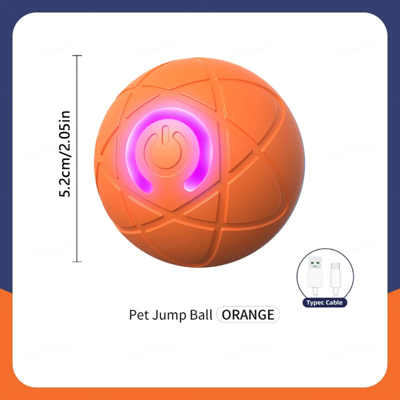 Smart Electronic Dog & Cat Toy Ball – USB Rechargeable Interactive Toy
