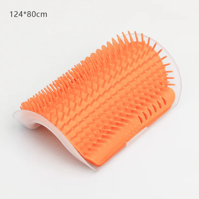 Cat Self-Cleaning Massage Brush – Hair Removal Wall Corner Tool
