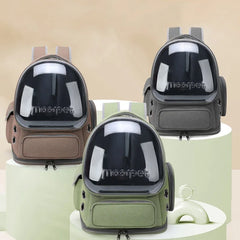 Transparent Cat Carrier Backpack – Breathable Travel Bag for Pets
