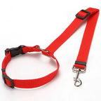 2-in-1 Pet Car Seat Belt & Leash – Adjustable Dog Safety Harness
