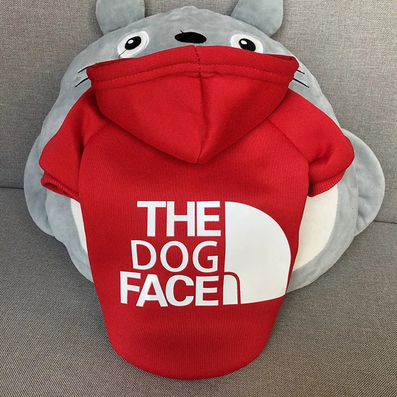 Hooded Pet Jacket - Dog Face Wind Coat Hoodie for Small to Large Dogs