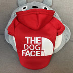 Hooded Pet Jacket - Dog Face Wind Coat Hoodie for Small to Large Dogs