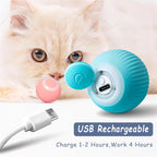 Smart Electronic Dog & Cat Toy Ball – USB Rechargeable Interactive Toy