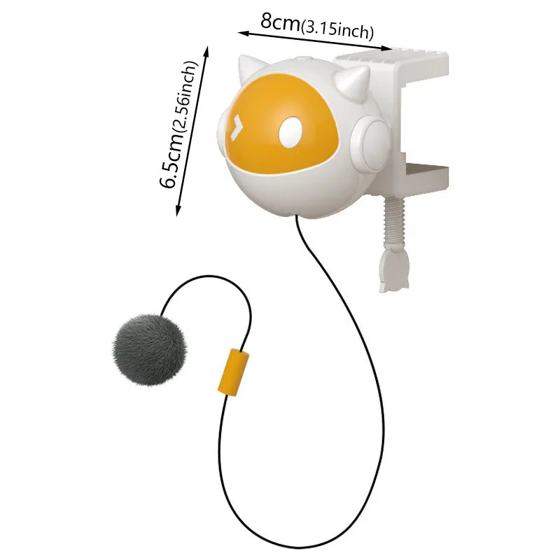 Automatic Lifting Cat Toy - Electric Teaser Ball with Adjustable Clamp