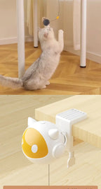 Automatic Lifting Cat Toy - Electric Teaser Ball with Adjustable Clamp