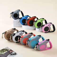 Retractable Dog & Cat Leash – 3m/5m Strong Nylon Lead