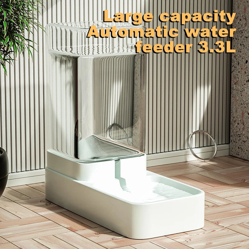 Automatic Cat Feeder & Water Dispenser – Gravity Food Container for Pets