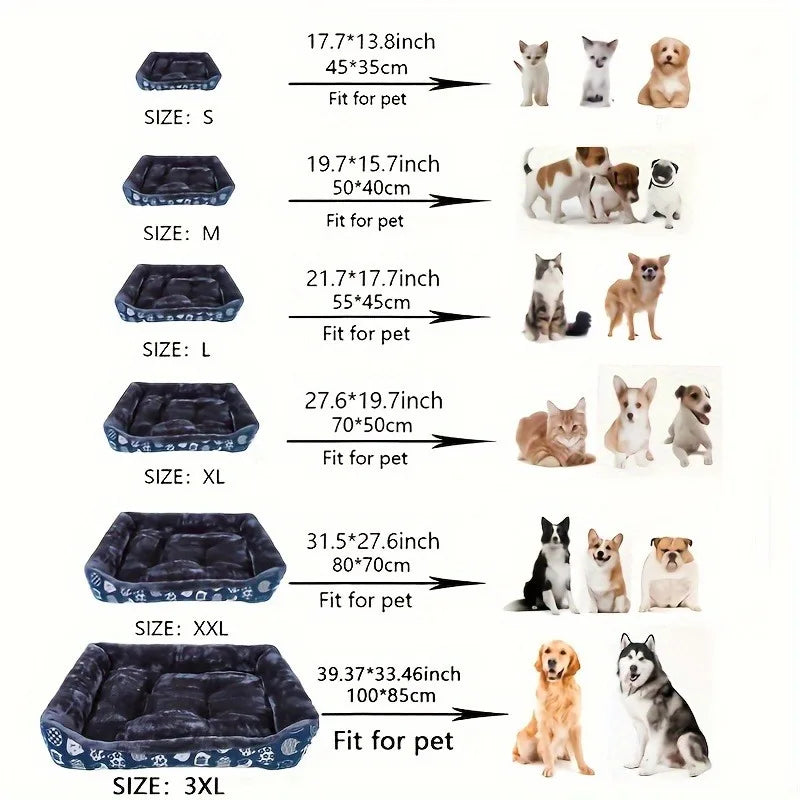 Pet Bed Sofa – Soft Cushion for Dogs & Cats of All Sizes
