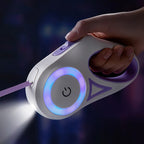 LED Retractable Dog Leash - Illuminated Roulette Leash