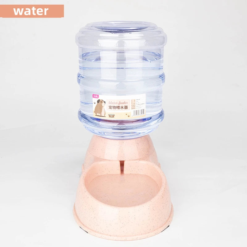 Large Capacity Pet Feeder Bowl – Cat & Dog Food Bowl with Water Dispenser