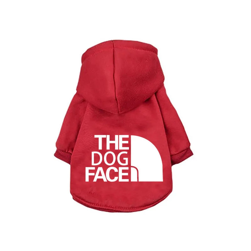 Hooded Pet Jacket - Dog Face Wind Coat Hoodie for Small to Large Dogs