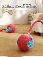 Automatic Cat Ball Toy – Smart Rolling Ball with Faux Tail