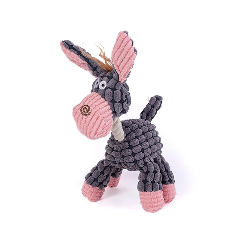 Plush Squeaky Dog Toy – Interactive Chew Toy for Puppies
