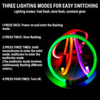 USB Rechargeable LED Dog Collar - 3 Mode Glow Collar for Night Safety