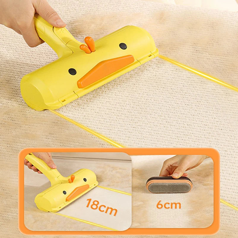 Pet Hair Removal Tool - Reusable Static Hair Suction Device for Furniture Cleaning