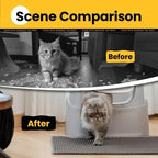 Waterproof Cat Litter Mat – Double Layer Non-Slip Pet Clean Pad