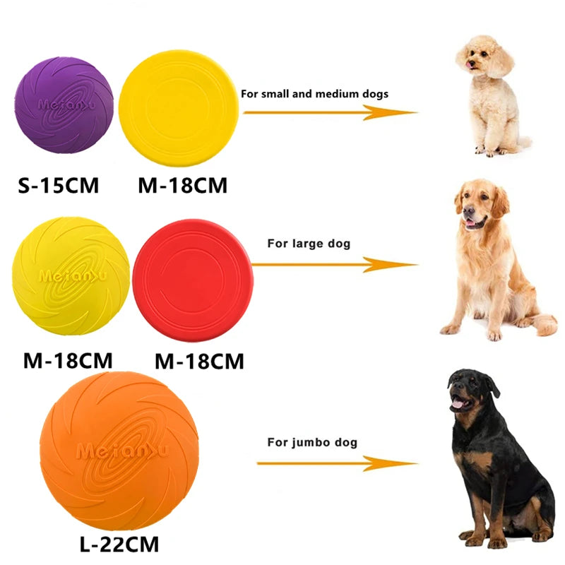 Bite-Resistant Dog Flying Disc – Outdoor Interactive Training Toy