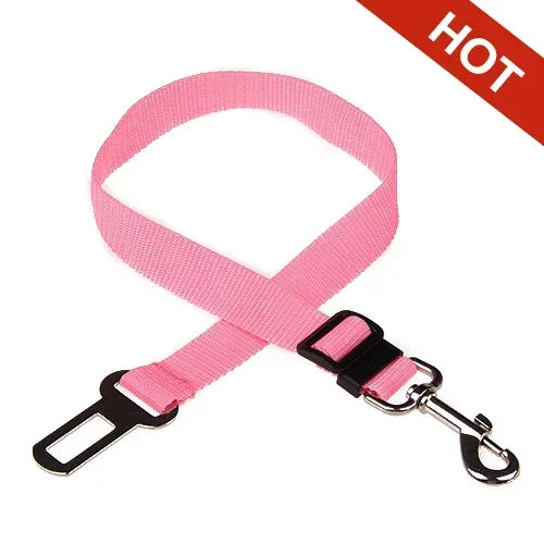 Adjustable Pet Car Seat Belt – Dog & Cat Safety Harness Lead