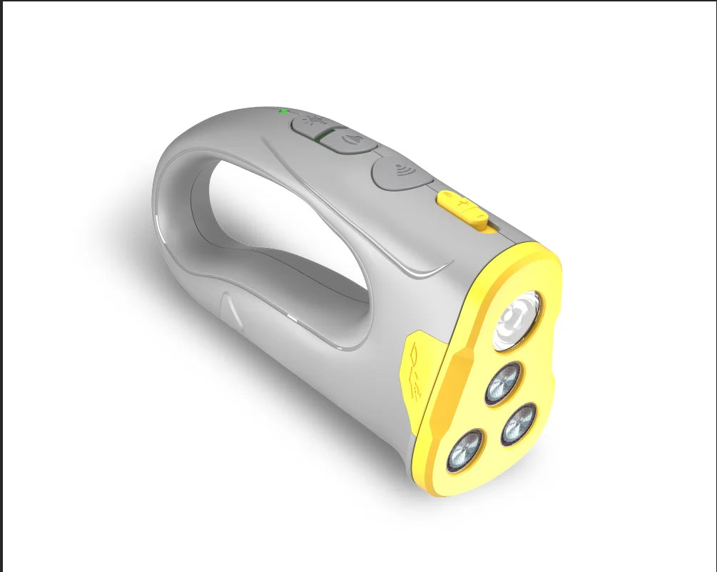 Ultrasonic Dog Training Device - Anti-Bark Deterrent with LED Flashlight