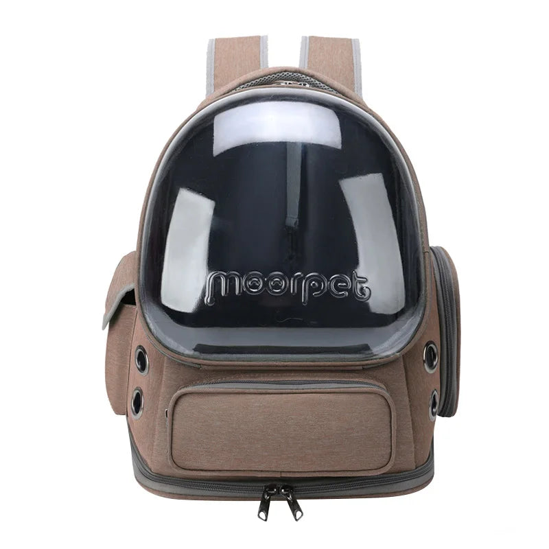 Transparent Cat Carrier Backpack – Breathable Travel Bag for Pets