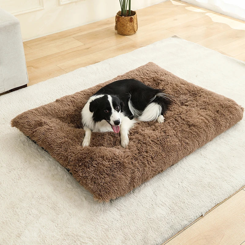 Soft Plush Dog & Cat Bed – Cozy Pet Cushion & Sleeping Sofa