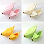 Banana Cat Bed - Cute Fruit-Shaped Pet Bed with Thick Cushion
