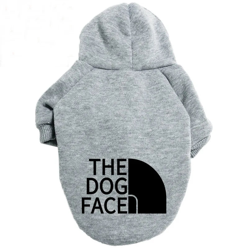Hooded Pet Jacket - Dog Face Wind Coat Hoodie for Small to Large Dogs