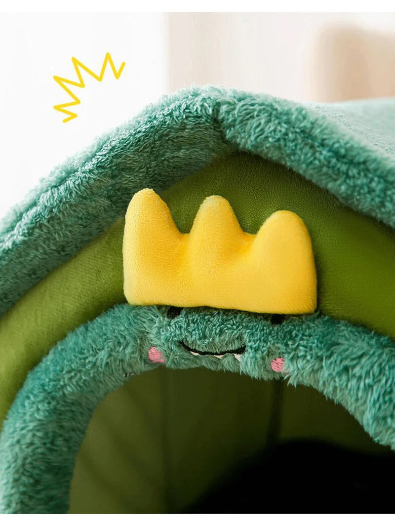 Foldable Dog & Cat House Bed – Warm Pet Nest for Small & Medium Pets