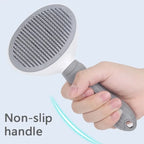Self-Cleaning Pet Hair Comb – Cat & Dog Grooming Slicker Brush