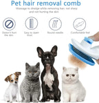 Pet Grooming Brush – Dog & Cat Hair Remover Comb for Long Hair