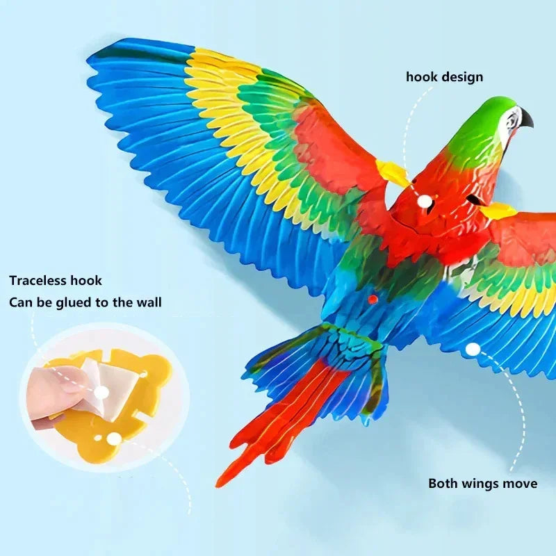 Interactive Flying Bird Cat Toy – Electric Hanging Eagle Teaser