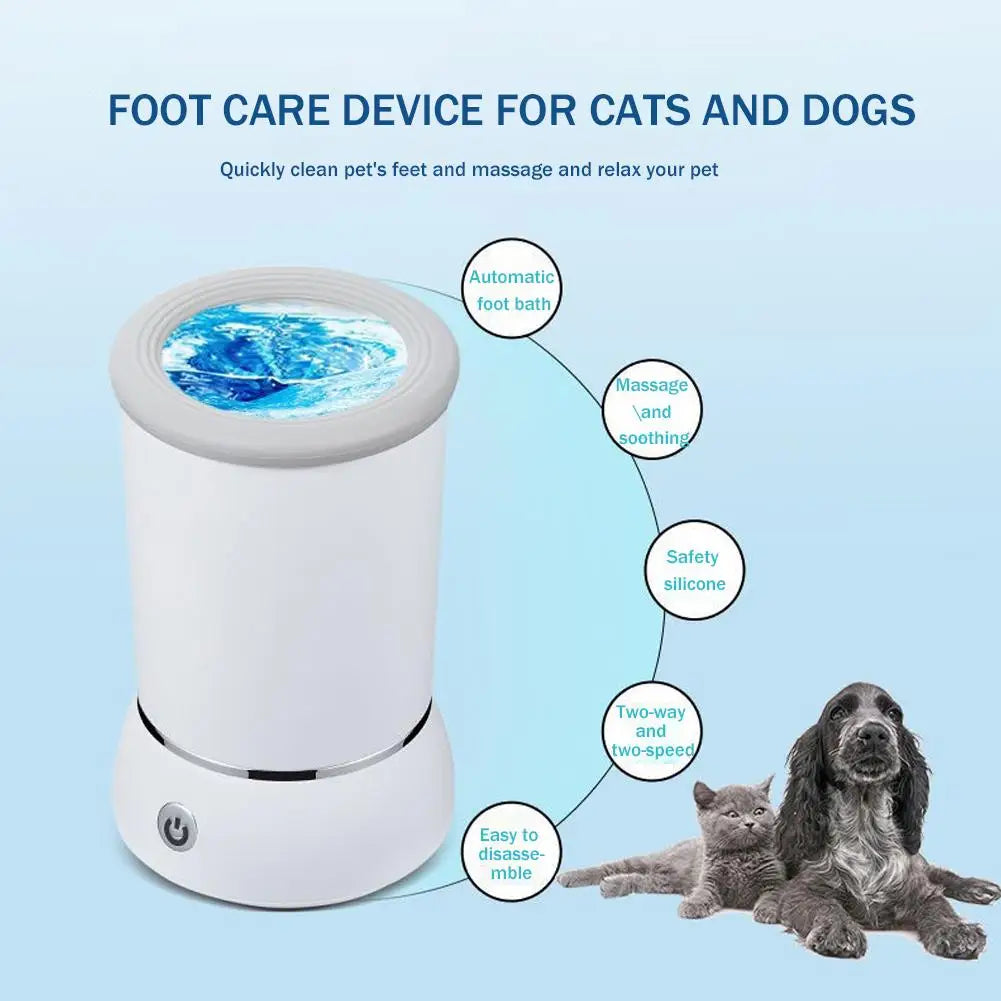 Electric Paw Cleaner - USB Rechargeable Automatic Paw Washer