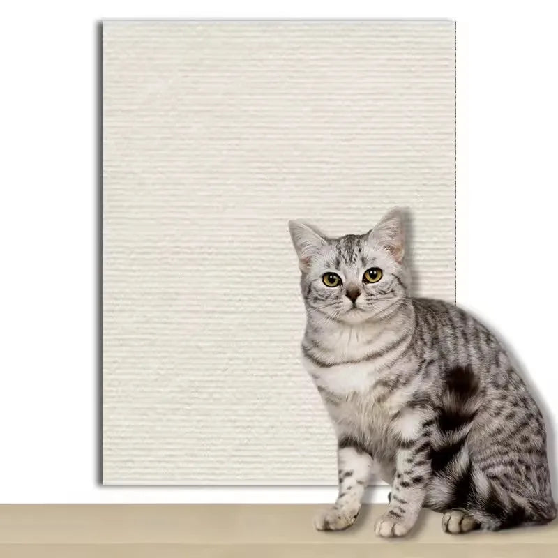 Self-Adhesive Cat Scratch Protector - Cut-to-Size Furniture Protection Mat
