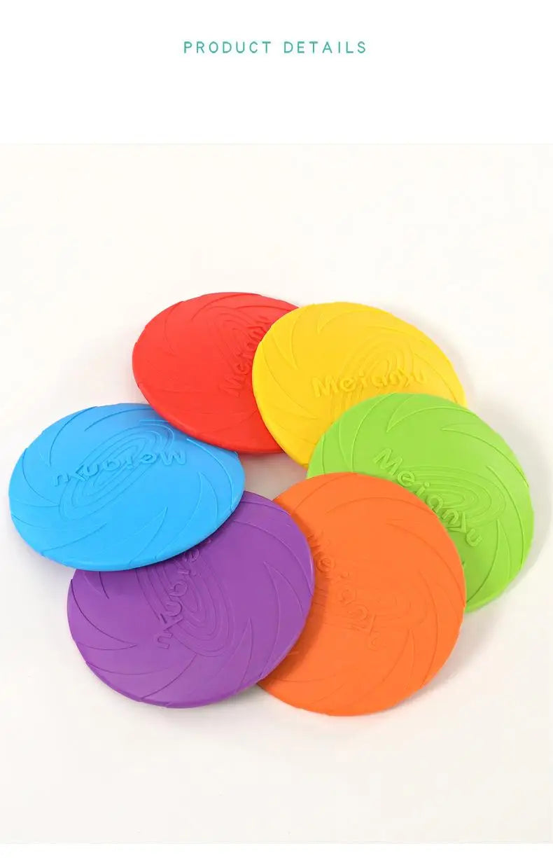 Bite-Resistant Dog Flying Disc – Outdoor Interactive Training Toy