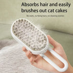 3-in-1 Steamy Pet Brush – Electric Dog & Cat Grooming Comb with Spray
