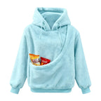 Pet Carrier Hoodie - Hands-Free Wearable Pouch for Small Dogs & Cats