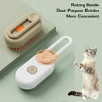 3-in-1 Steamy Pet Brush – Electric Dog & Cat Grooming Comb with Spray