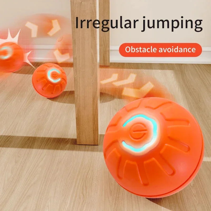 Smart Electronic Dog & Cat Toy Ball – USB Rechargeable Interactive Toy