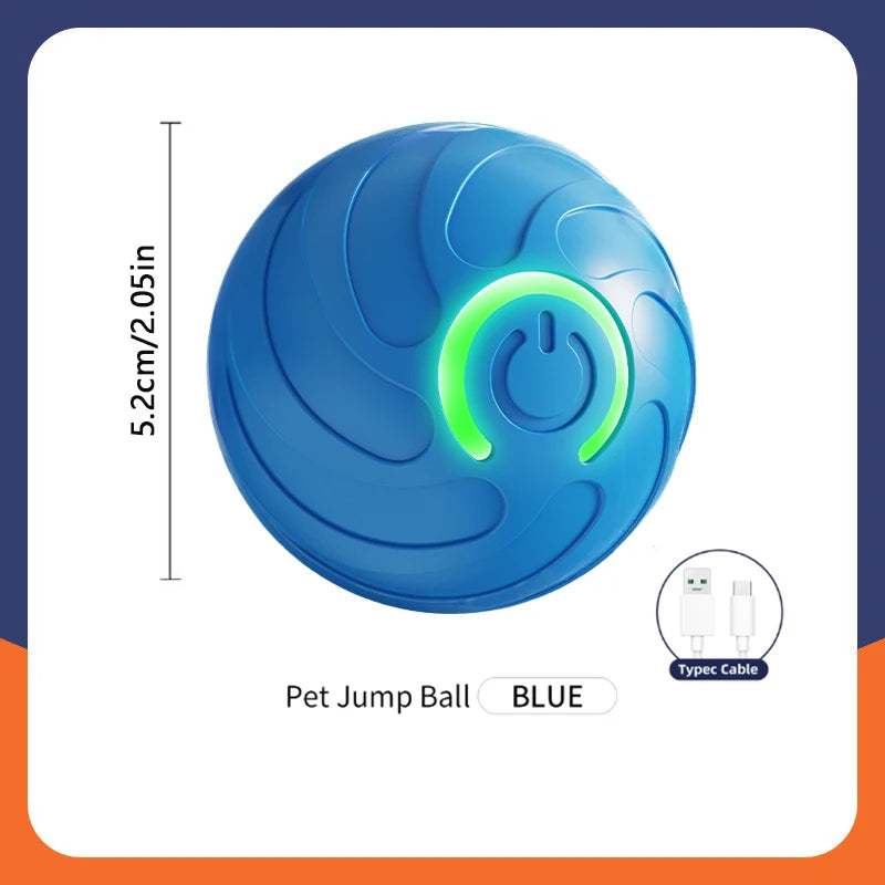 Smart Electronic Dog & Cat Toy Ball – USB Rechargeable Interactive Toy