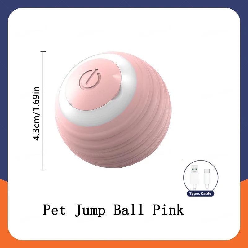 Smart Electronic Dog & Cat Toy Ball – USB Rechargeable Interactive Toy