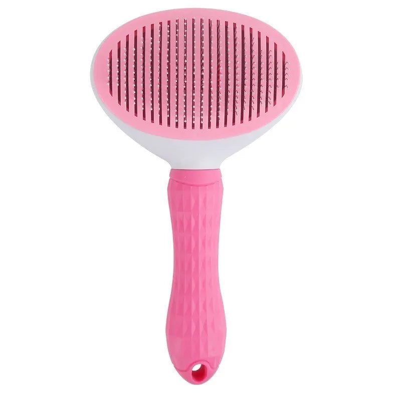 Self-Cleaning Pet Brush for Dogs & Cats – Hair Remover Comb