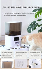 Smart Automatic Pet Feeder 5L – Cat & Dog Feeder with Camera & Voice