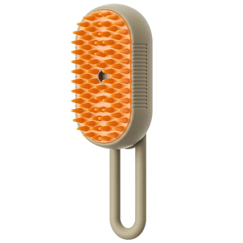 3-in-1 Steamy Pet Brush – Electric Dog & Cat Grooming Comb with Spray