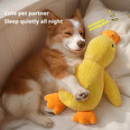 Plush Duck Dog Toy – Bite-Resistant Chew Toy with Squeaker