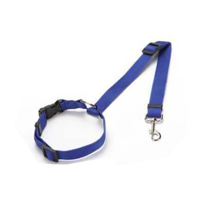 2-in-1 Pet Car Seat Belt & Leash – Adjustable Dog Safety Harness