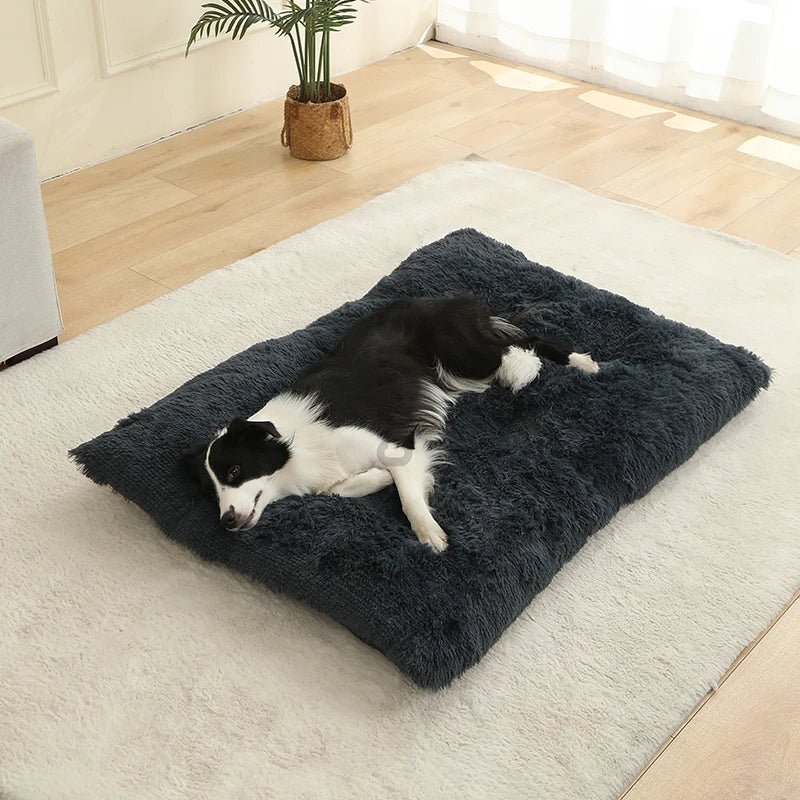 Soft Plush Dog & Cat Bed – Cozy Pet Cushion & Sleeping Sofa