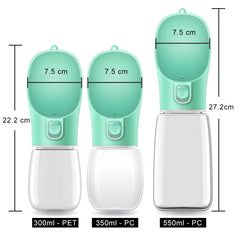 Portable Dog Water Bottle – Outdoor Leakproof Pet Drinking Bowl