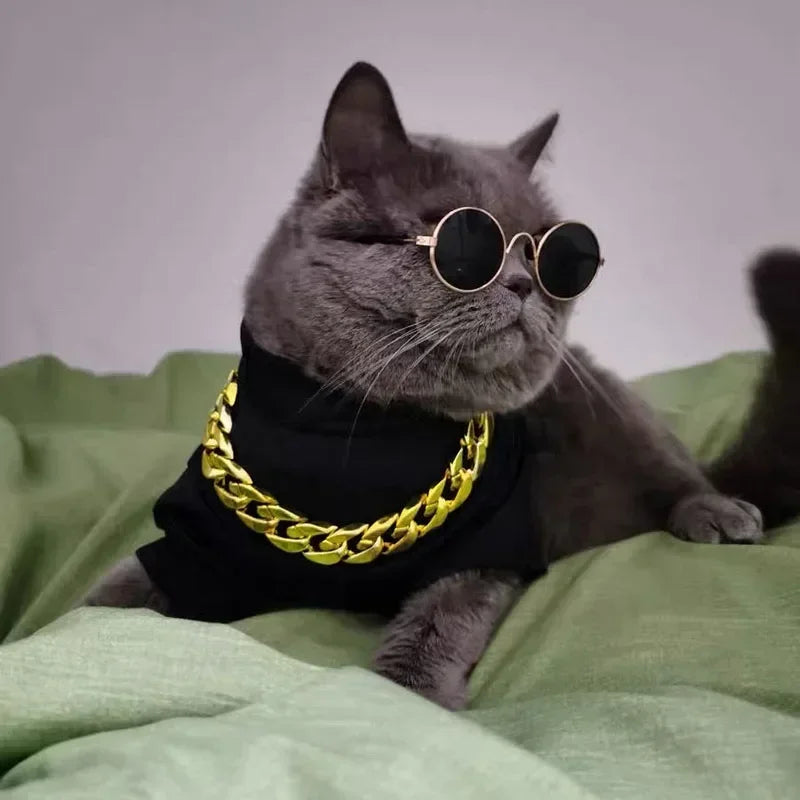 Cute Pet Sunglasses – UV Protection Glasses for Cats & Small Dogs