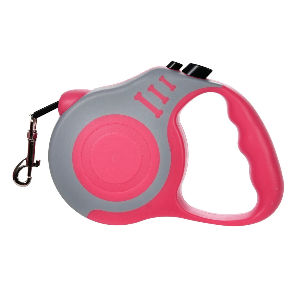 Retractable Dog & Cat Leash – 3m/5m Strong Nylon Lead